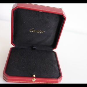 Authentic Cartier necklace travel case and box